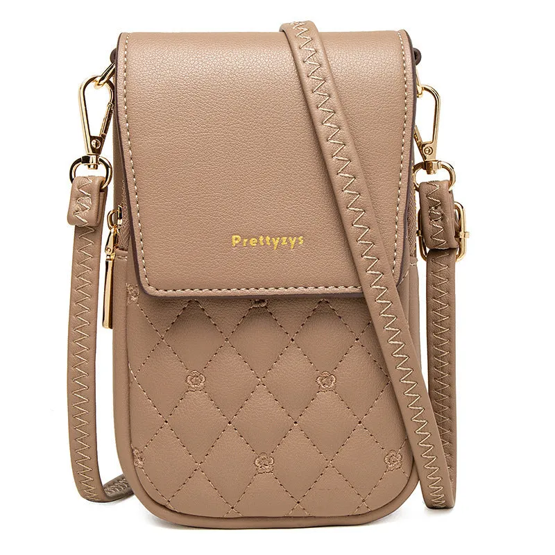 Multifunctional Quilted Shoulder Bag