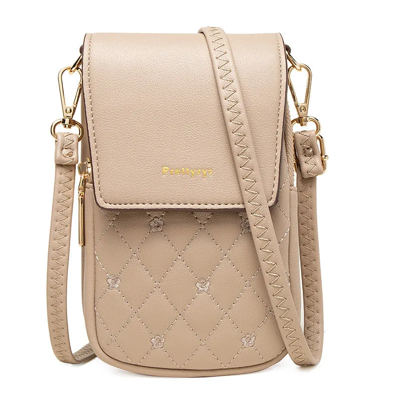 Multifunctional Quilted Shoulder Bag