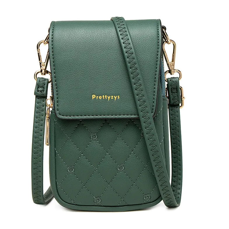 Multifunctional Quilted Shoulder Bag