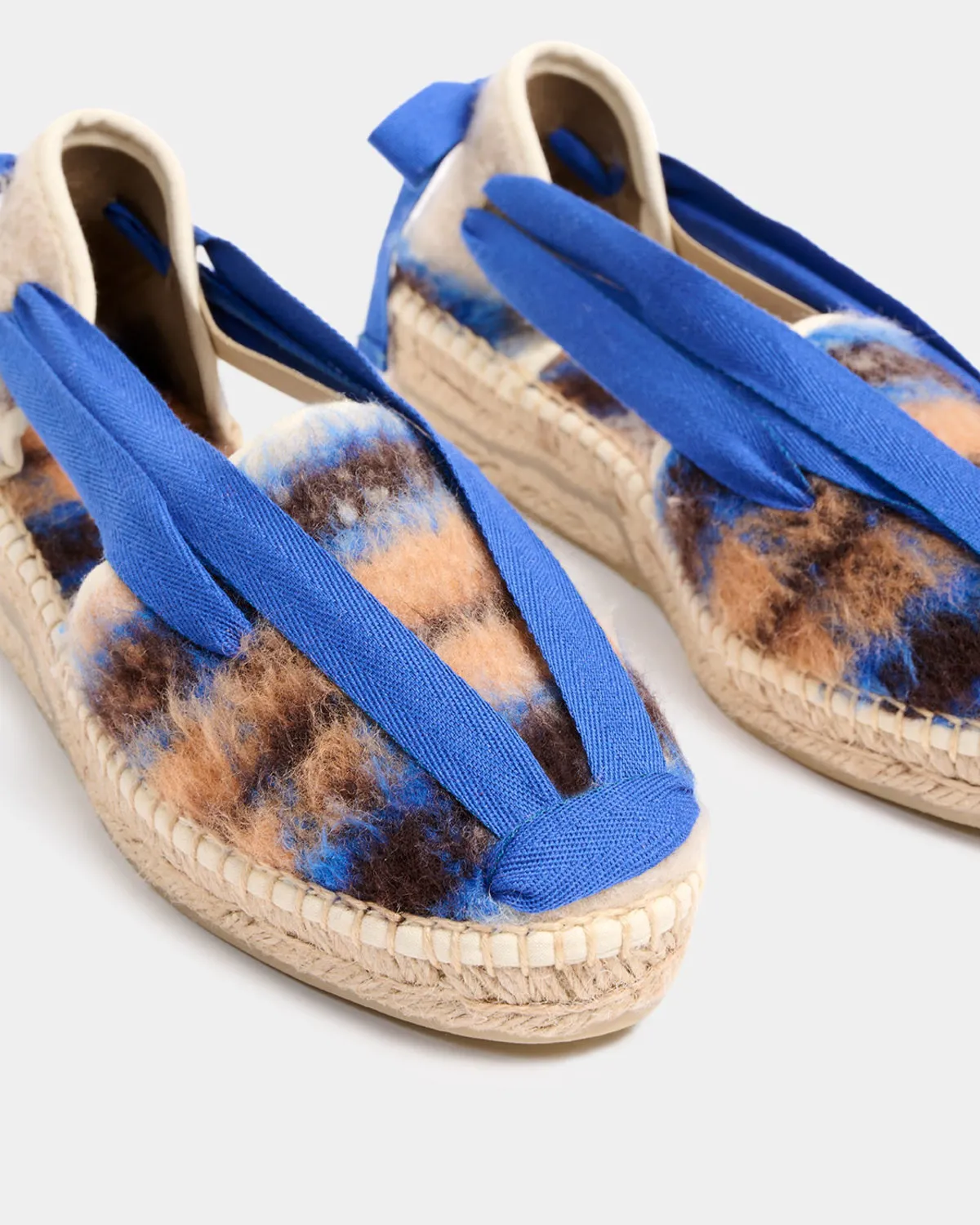 NAGUISA DOM WINTER ESPADRILLES - MULTI BLUE