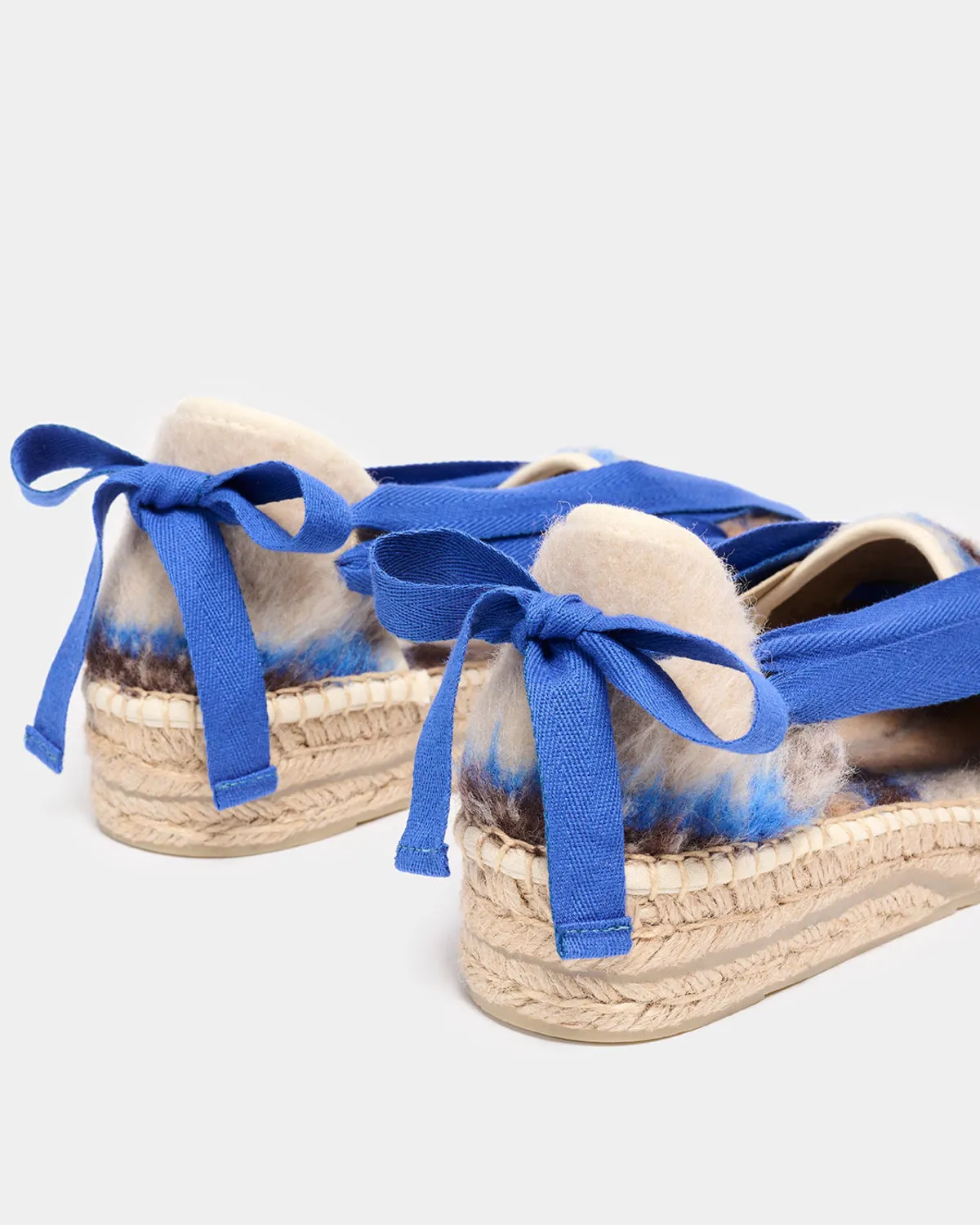 NAGUISA DOM WINTER ESPADRILLES - MULTI BLUE