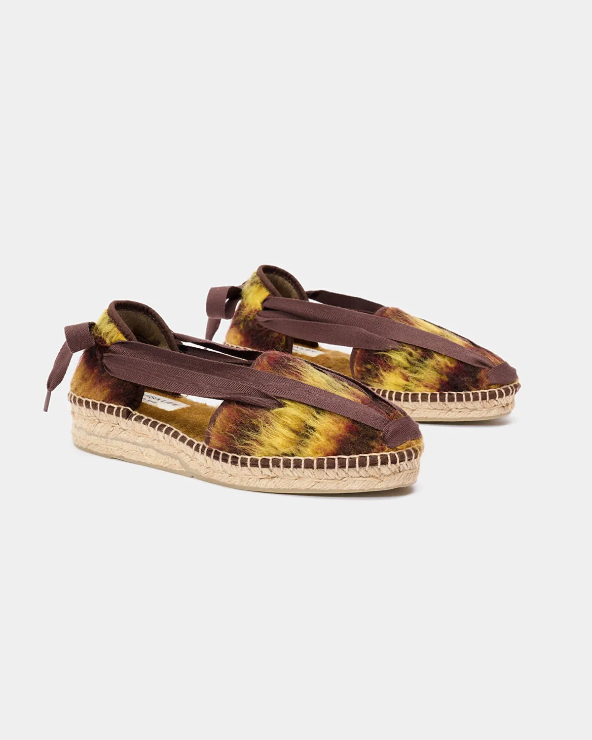 NAGUISA DOM WINTER ESPADRILLES - MULTI BROWN