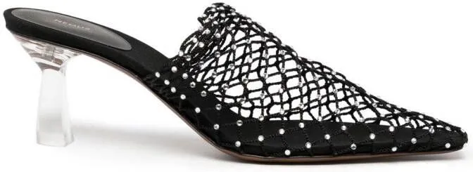 NEOUS Bophy Jewel 65mm mules Black