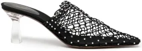 NEOUS Bophy Jewel 65mm mules Black