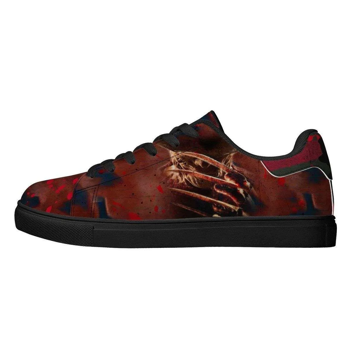 Never Sleep Again The Elm Street Legacy Low top Leather Skate Shoes