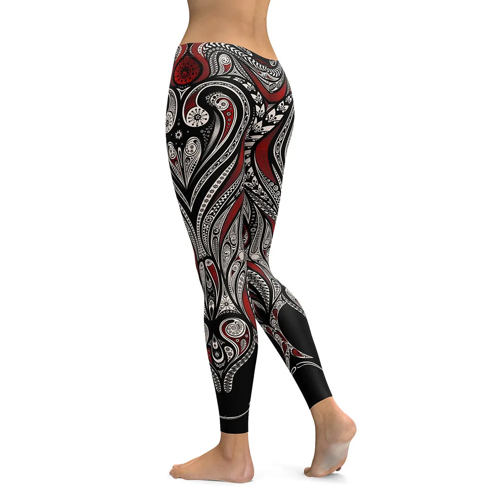 New Style Leggings Women Mandala Flower 3D Digital Printing Legging Fitness Leggins High Waist Trousers Pants