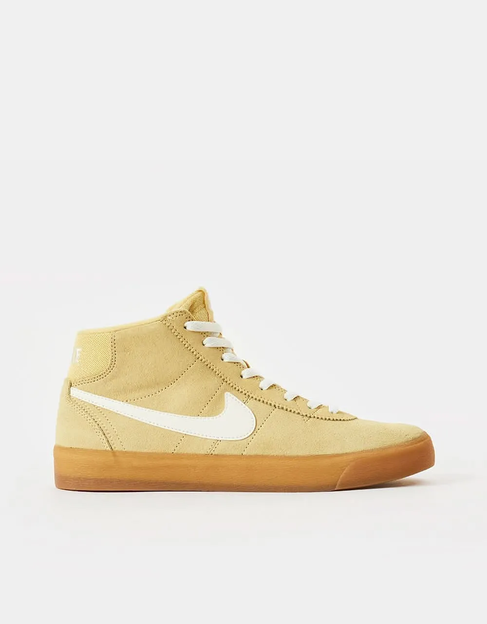 Nike SB Bruin High Skate Shoes - Lemon Wash/Sail-Lemon Wash