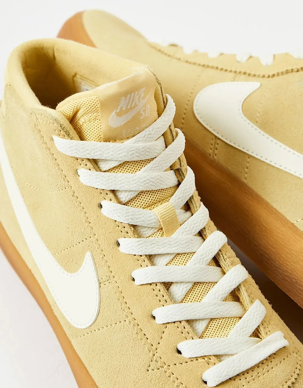 Nike SB Bruin High Skate Shoes - Lemon Wash/Sail-Lemon Wash