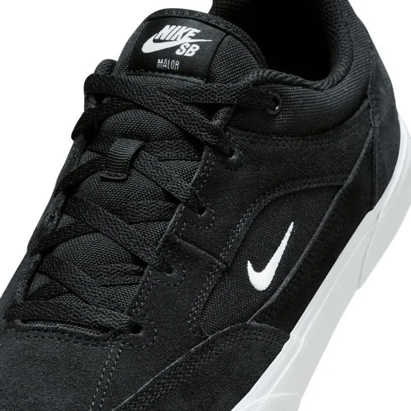 Nike SB Malor Skate Shoes Black - White - Black