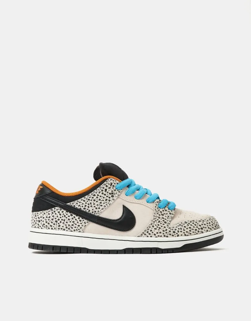 Nike SB 'Safari Electric Pack' Dunk Low Pro QS Skate Shoes - Phantom/Black-Black-Monarch