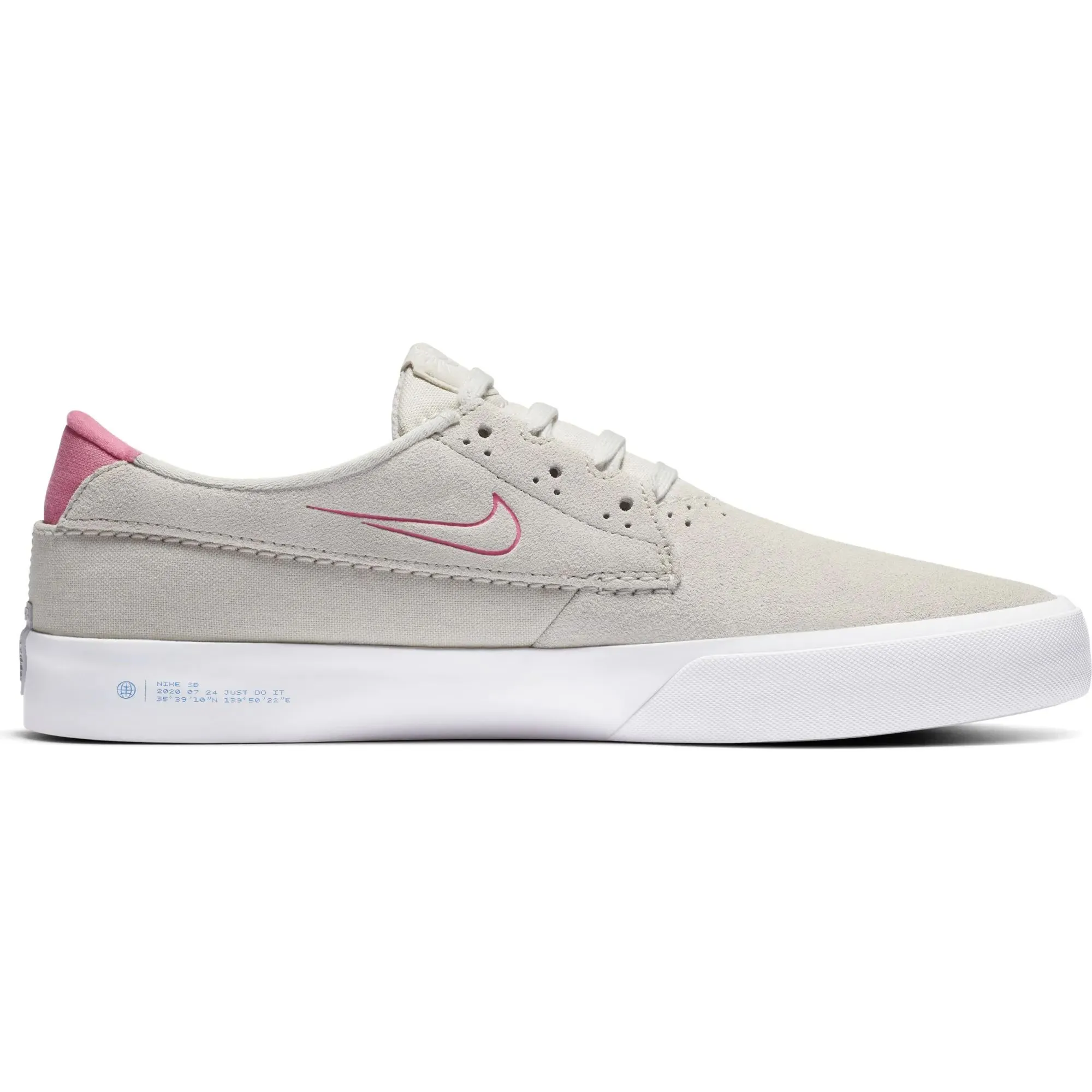 Nike SB Shane (Olympic Pack Raw Kenetic) Skate Shoes - Summit White/Racer Blue-Pink Blast