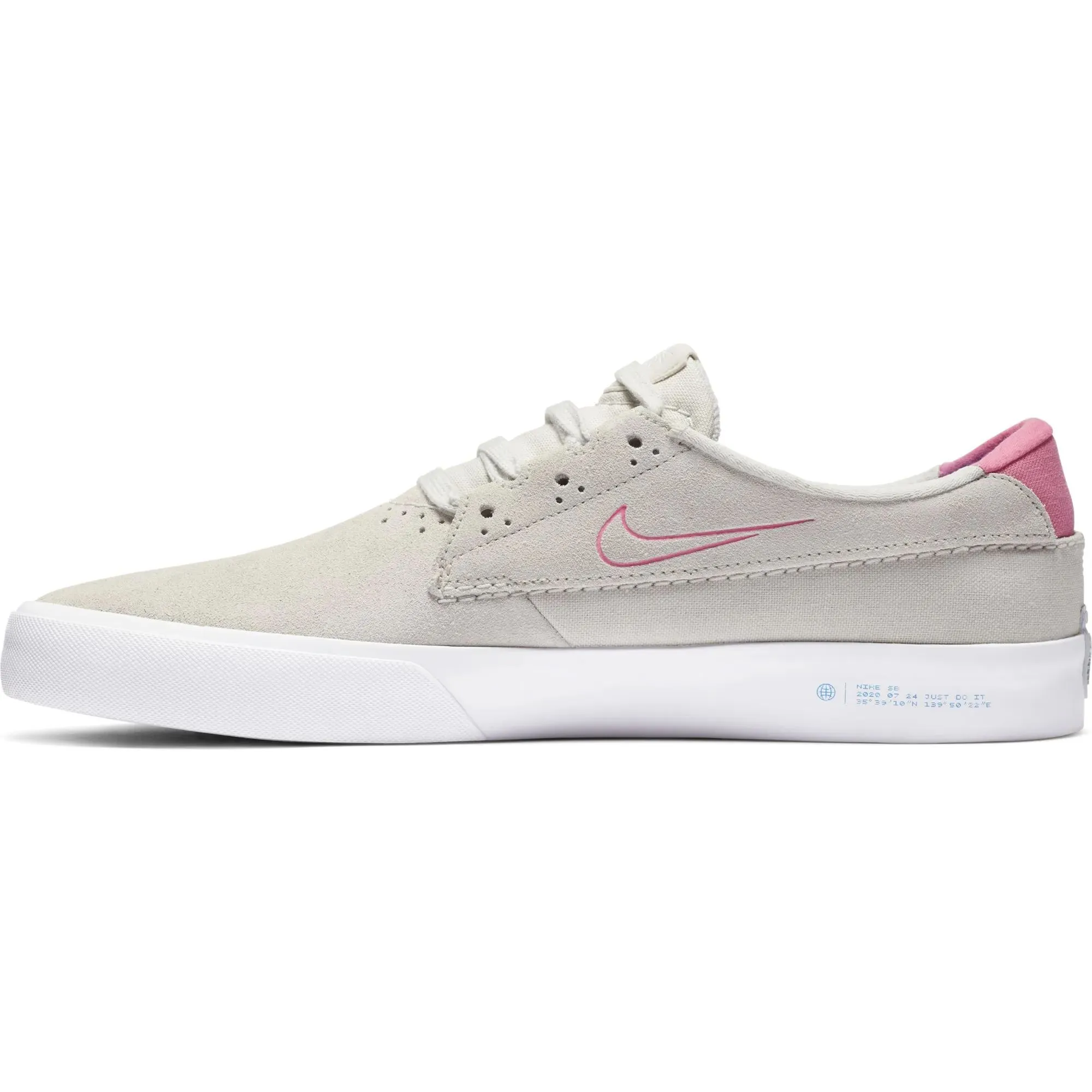 Nike SB Shane (Olympic Pack Raw Kenetic) Skate Shoes - Summit White/Racer Blue-Pink Blast