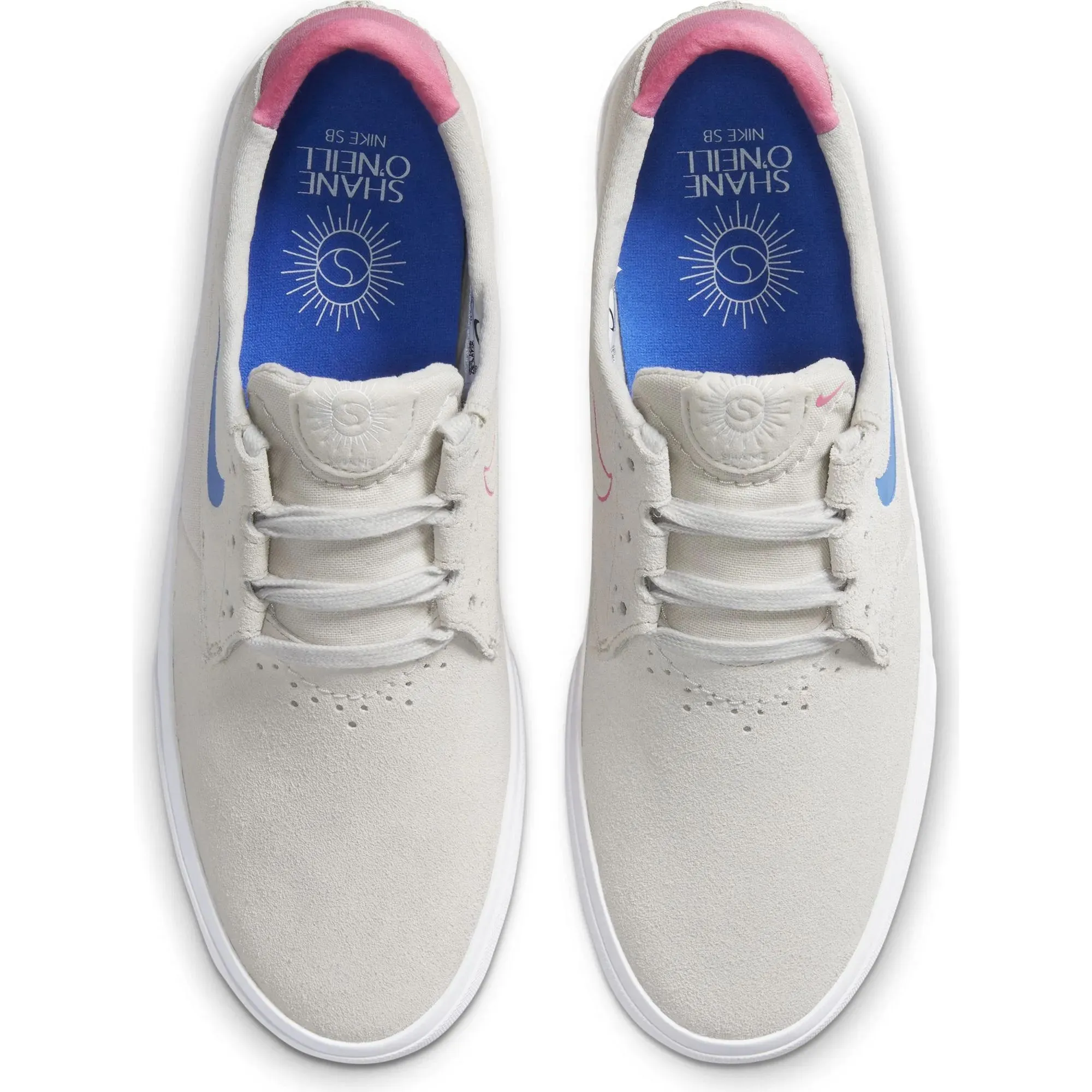 Nike SB Shane (Olympic Pack Raw Kenetic) Skate Shoes - Summit White/Racer Blue-Pink Blast