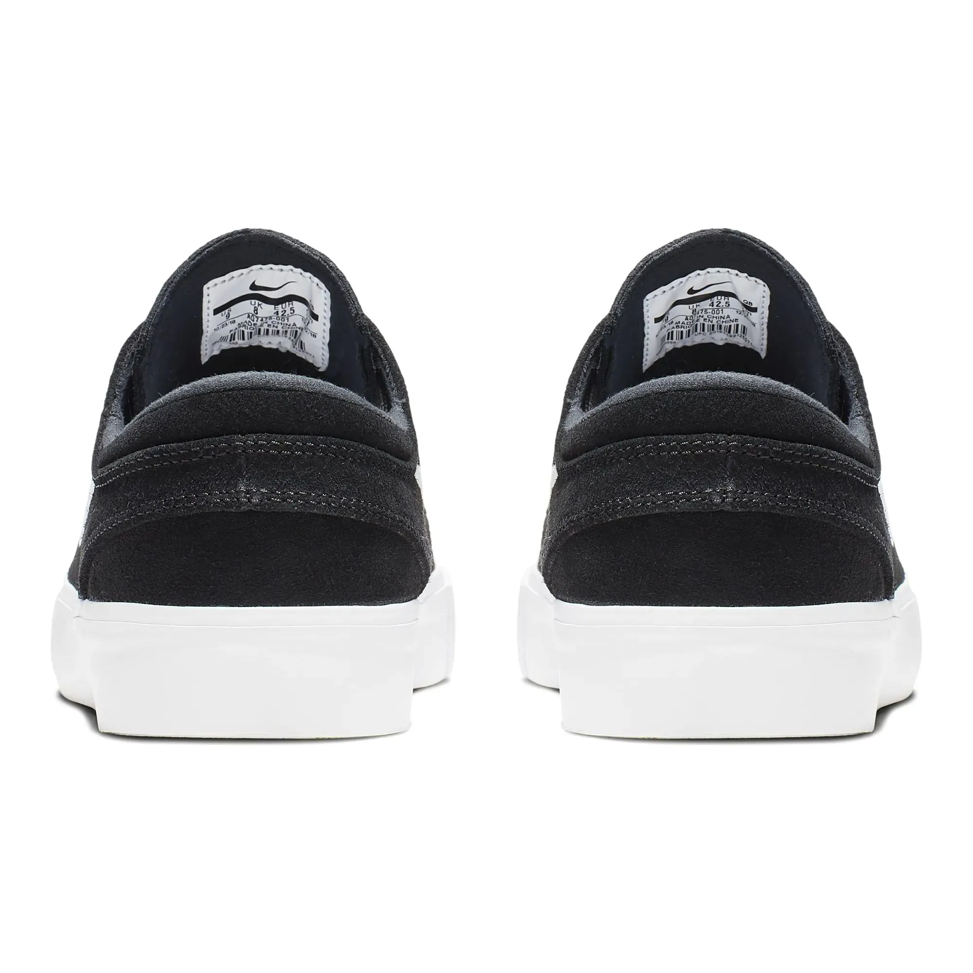 Nike SB Zoom Janoski RM Skate Shoes - Black/White-Thunder Grey-Gum Light Brown