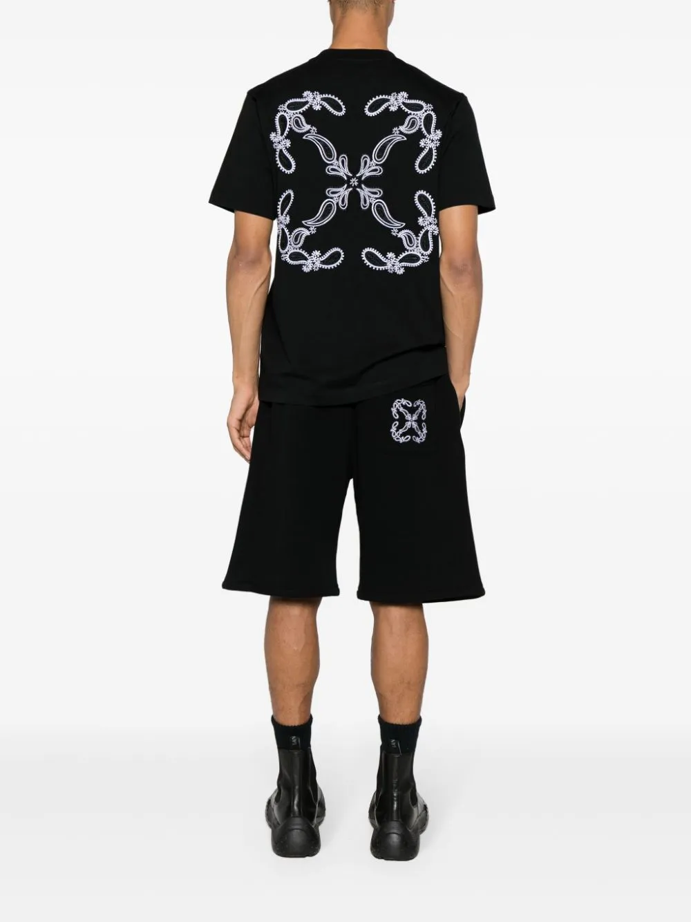 Off White - T-shirt Bandana Arrow Skate