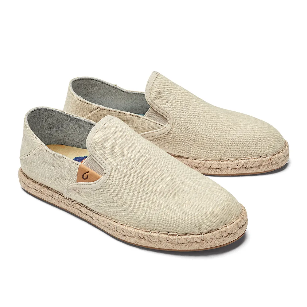 OLUKAI Women’s Kaula Pa’a Kapa Linen Espadrilles