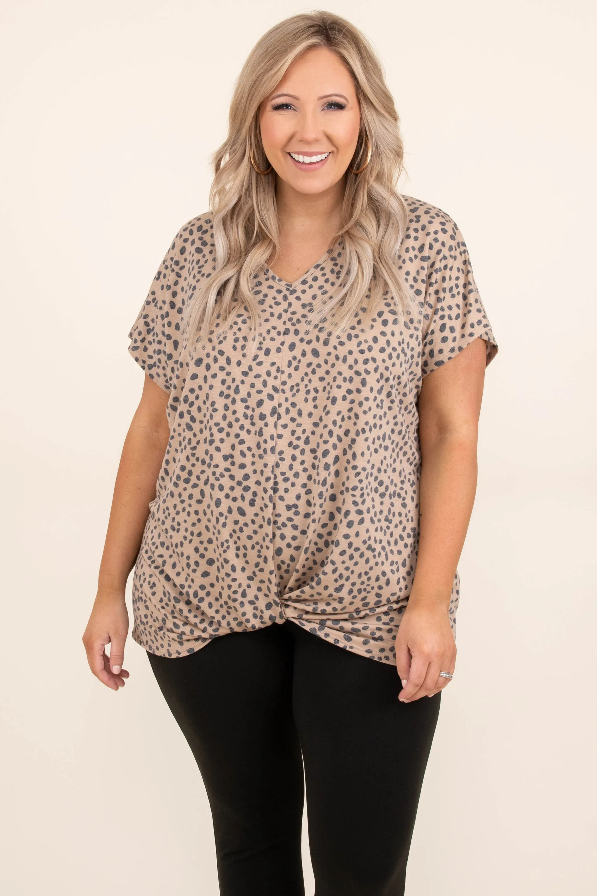 One Dance Top, Taupe