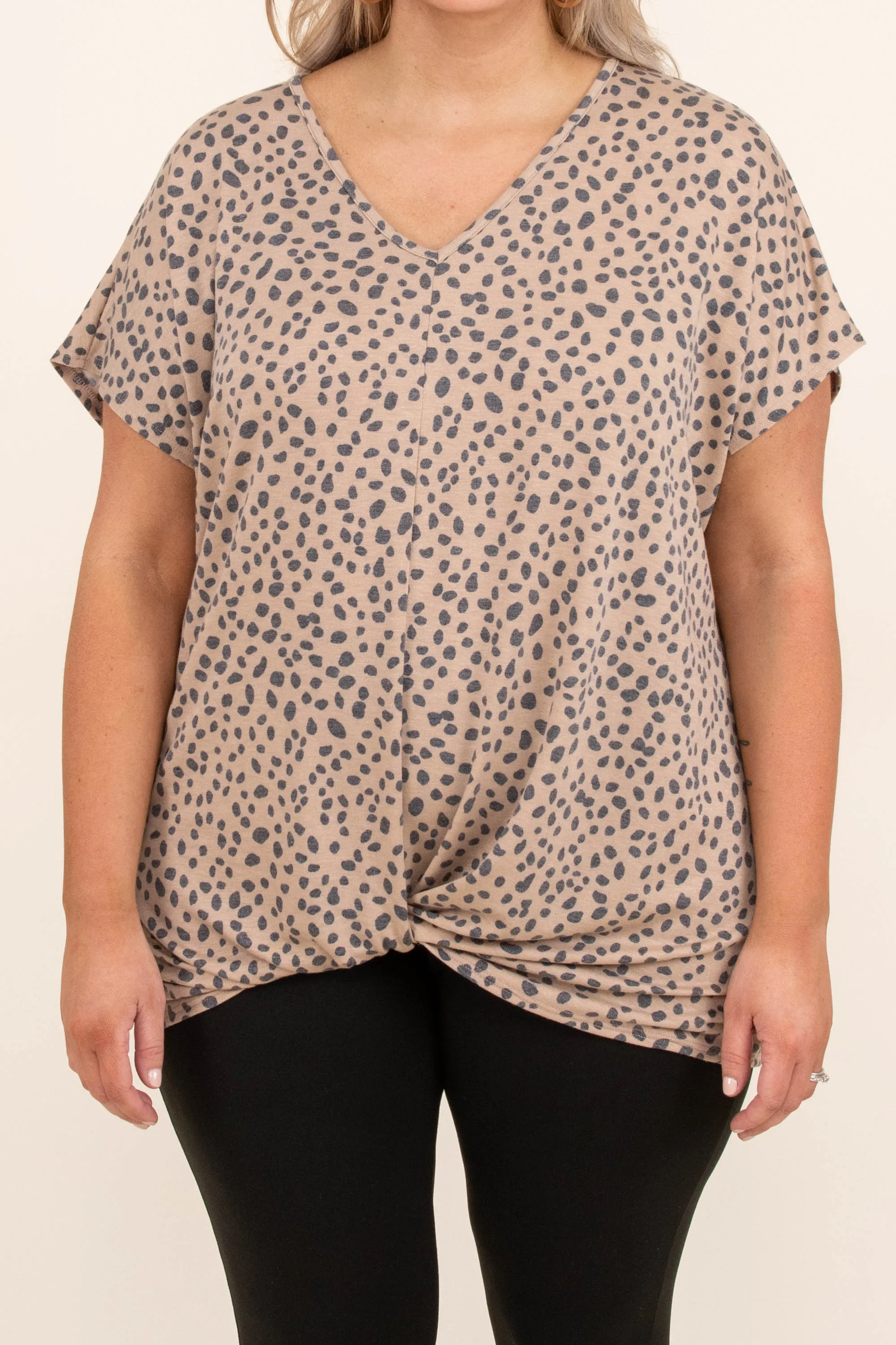 One Dance Top, Taupe