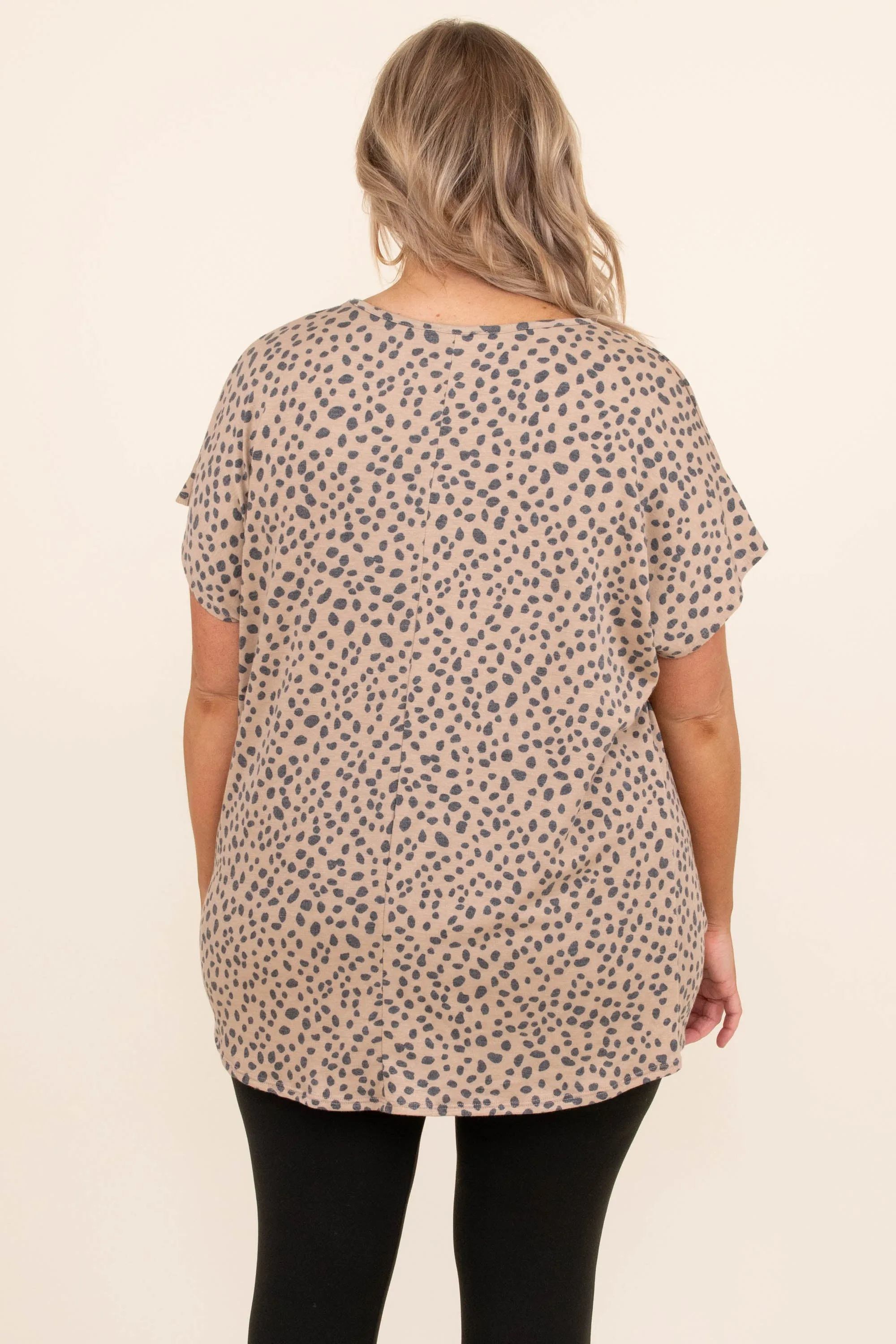 One Dance Top, Taupe