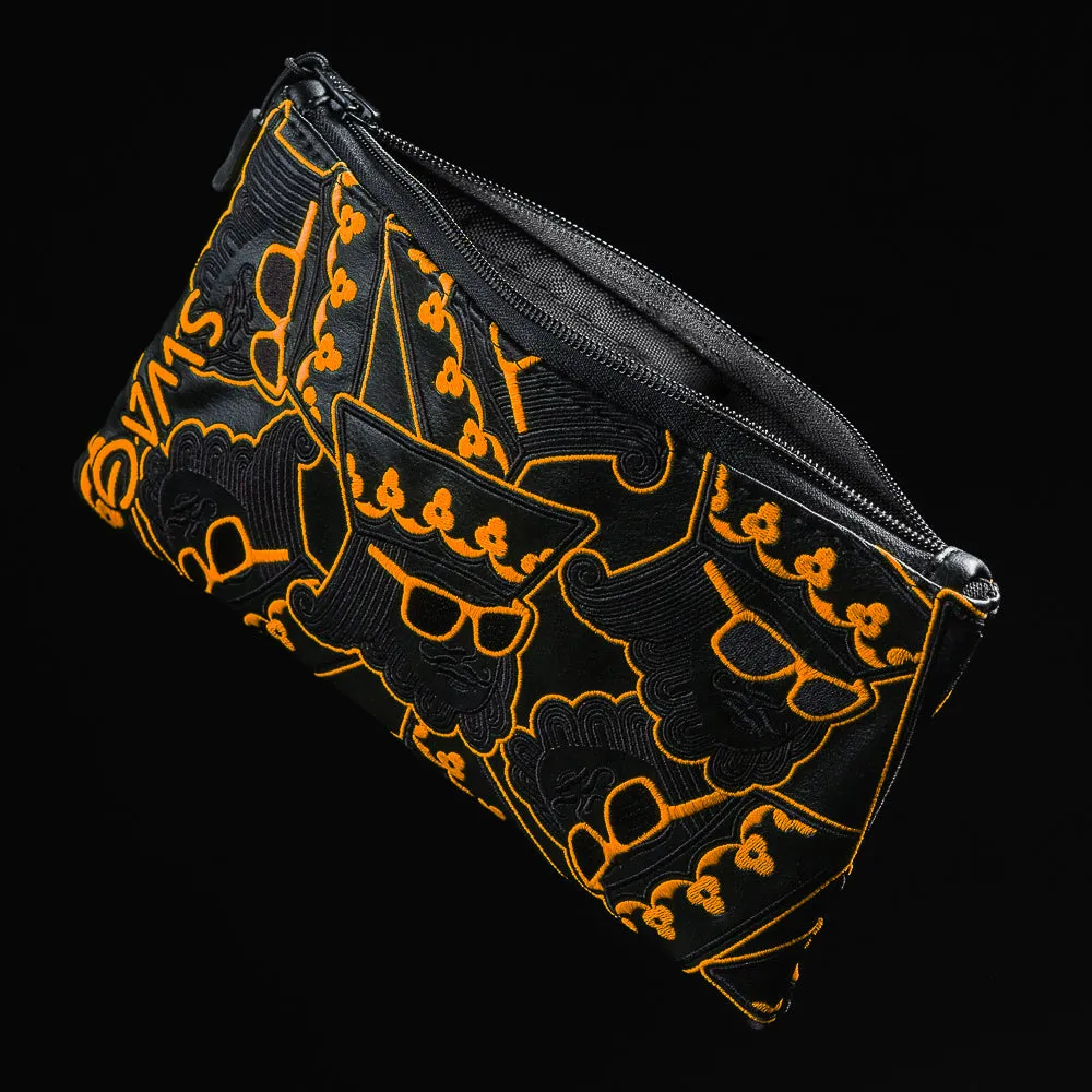 Orange Stacked King Valuables Pouch