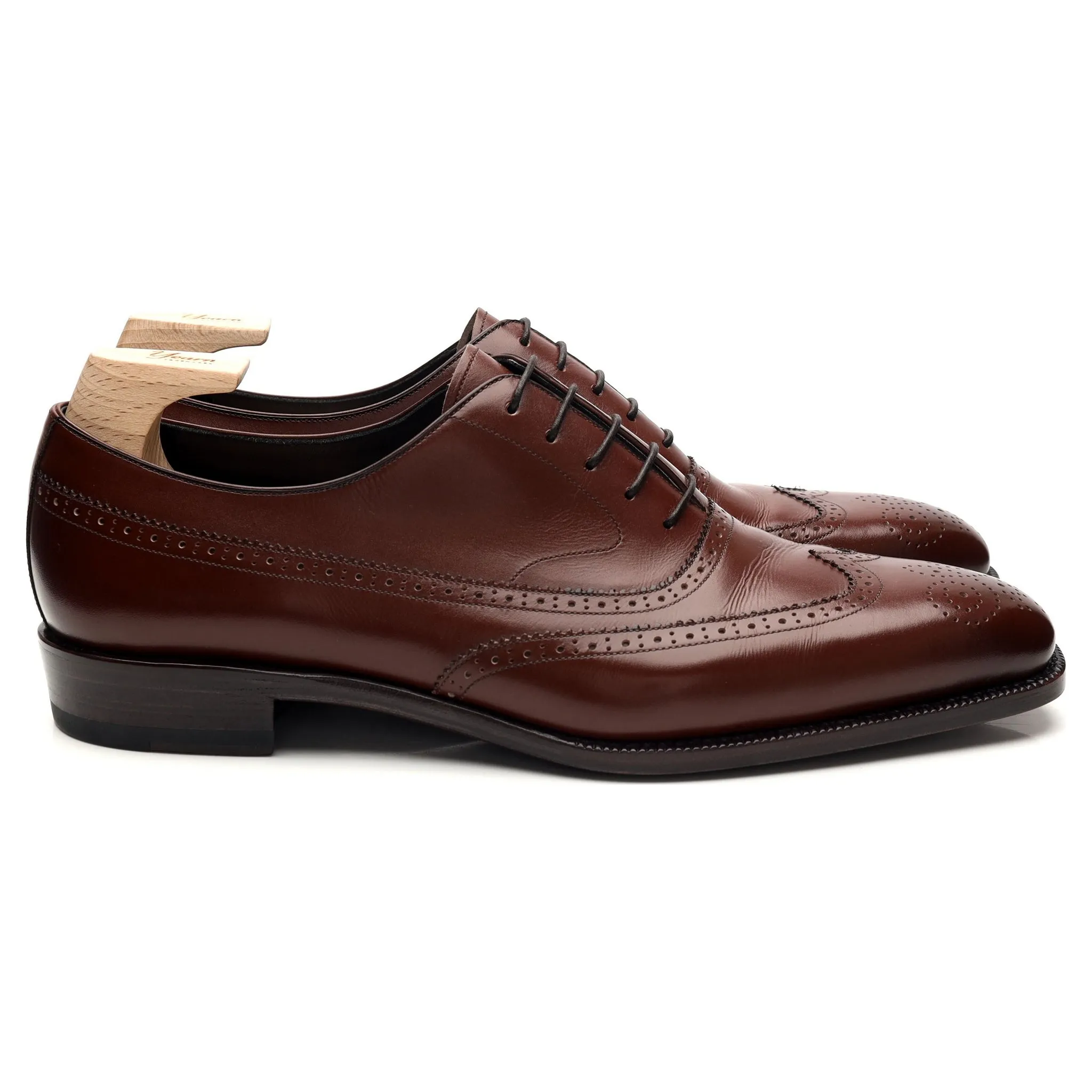 'OXF 593' Brown Leather Oxford Brogues UK 8.5