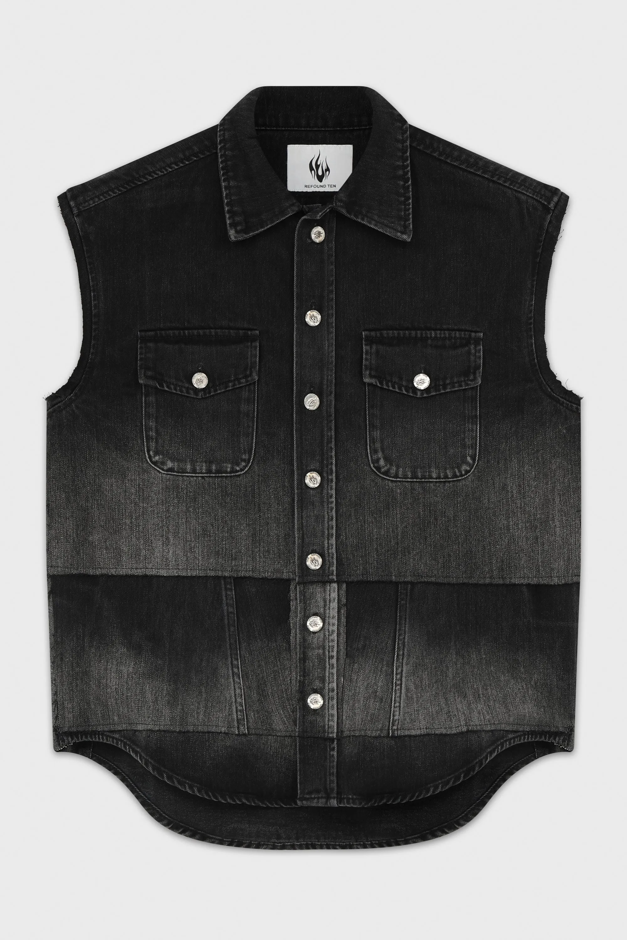 PATCH DENIM VEST