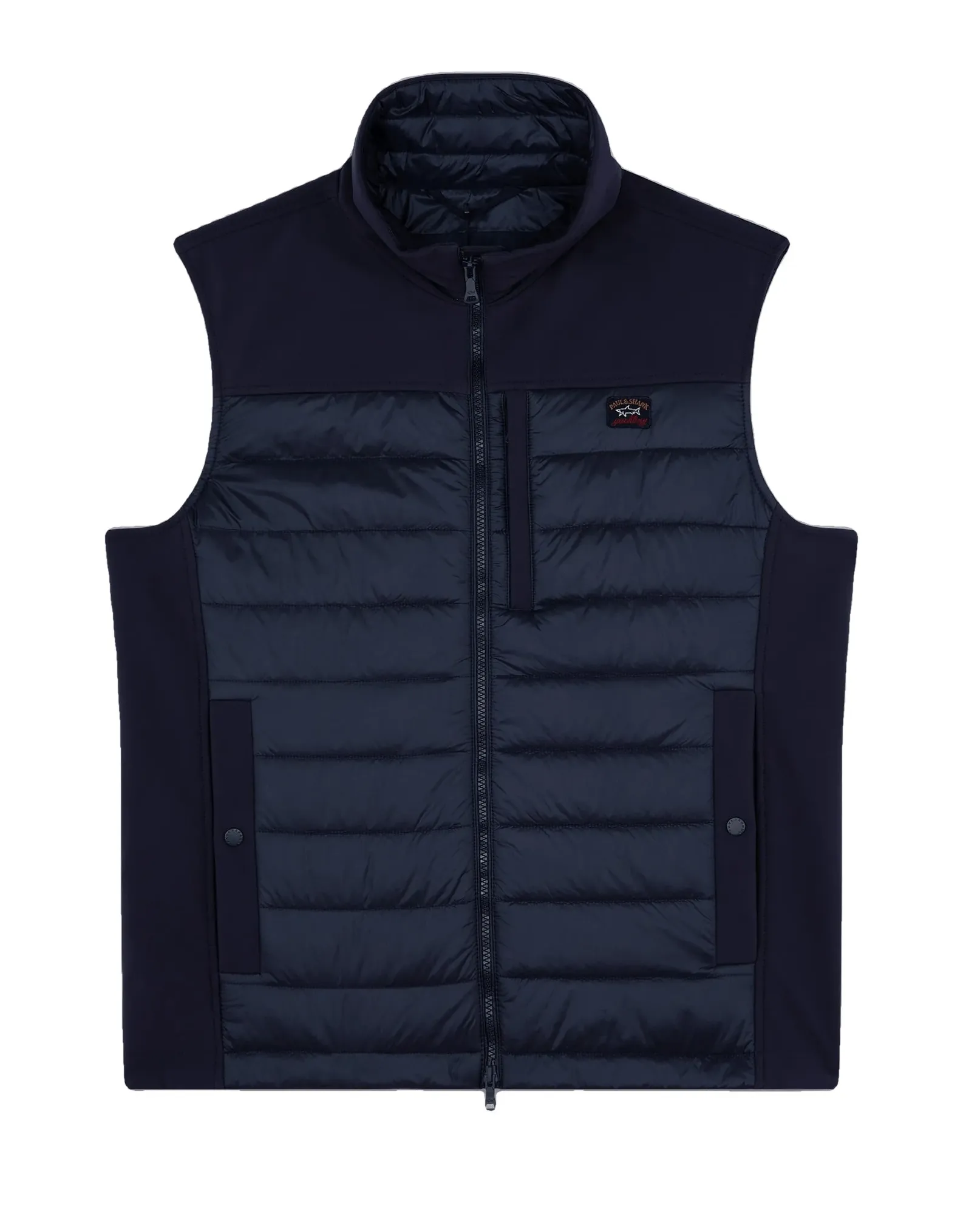 Paul & Shark Gilet blue Hybrid Re-Shark Shell save the sea