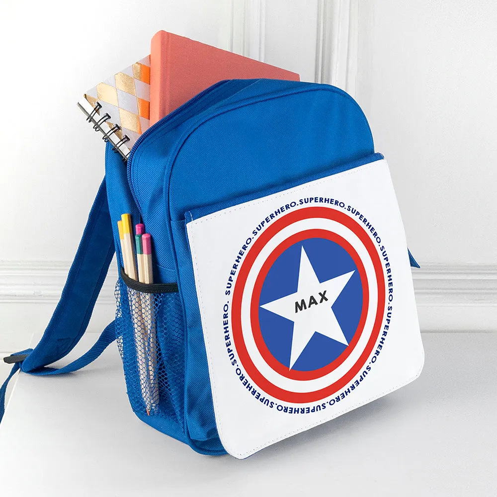 Personalised Superhero Mini Rucksack