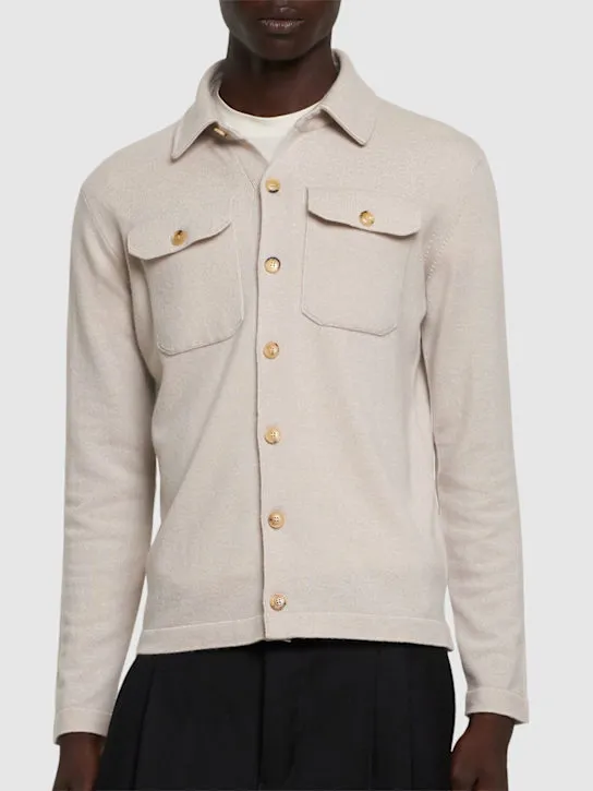 Piacenza Cashmere   Cashmere overshirt 