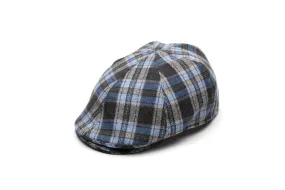 Quadretto Ocean Wool Flat Cap