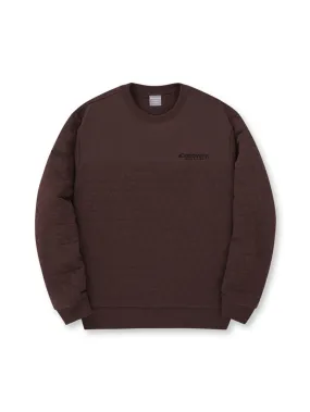 Quilted Sweatshirt Burgundy