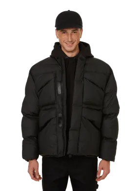 RAINS  Quilted down jacket  - Black