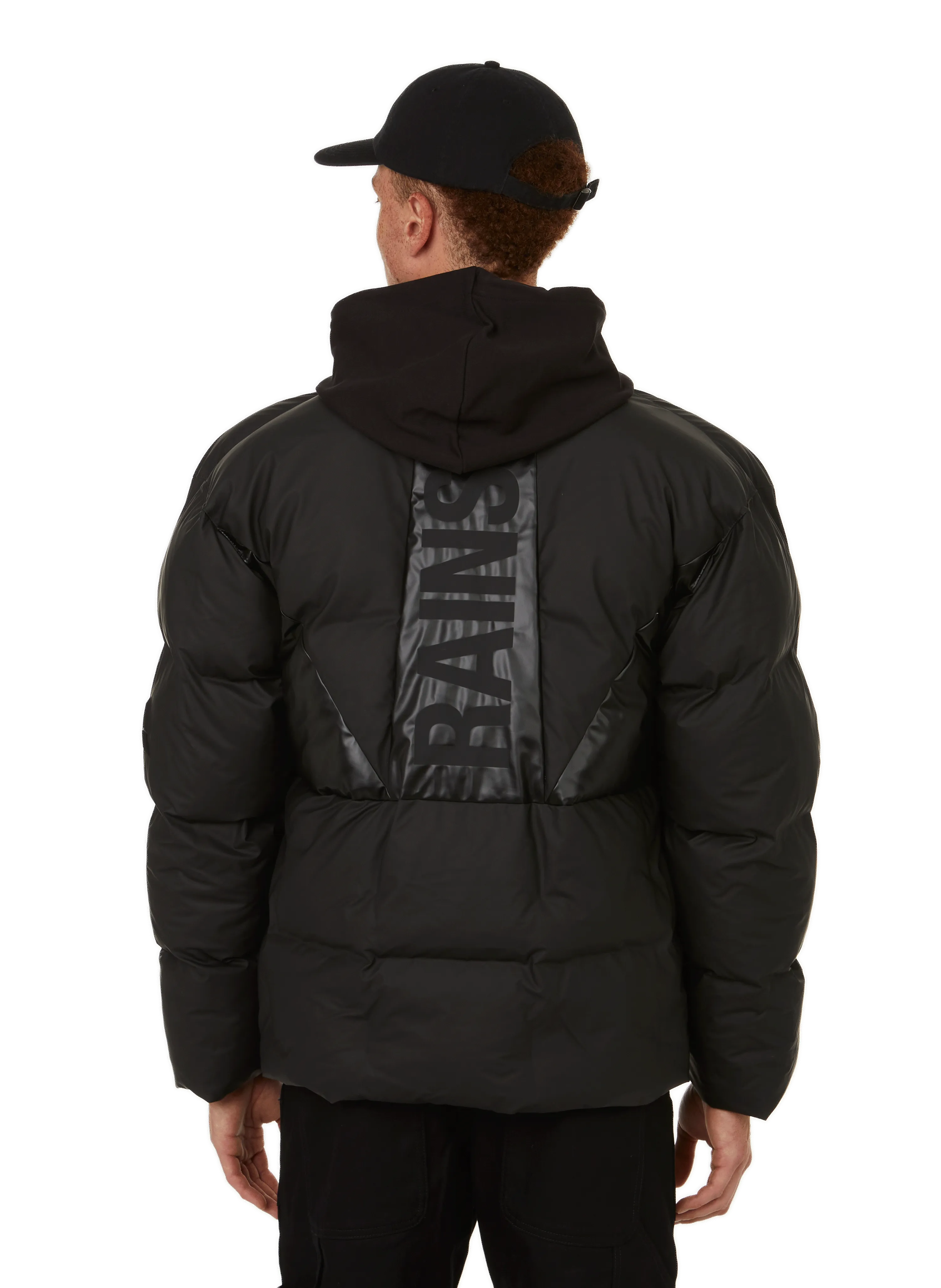 RAINS  Quilted down jacket  - Black