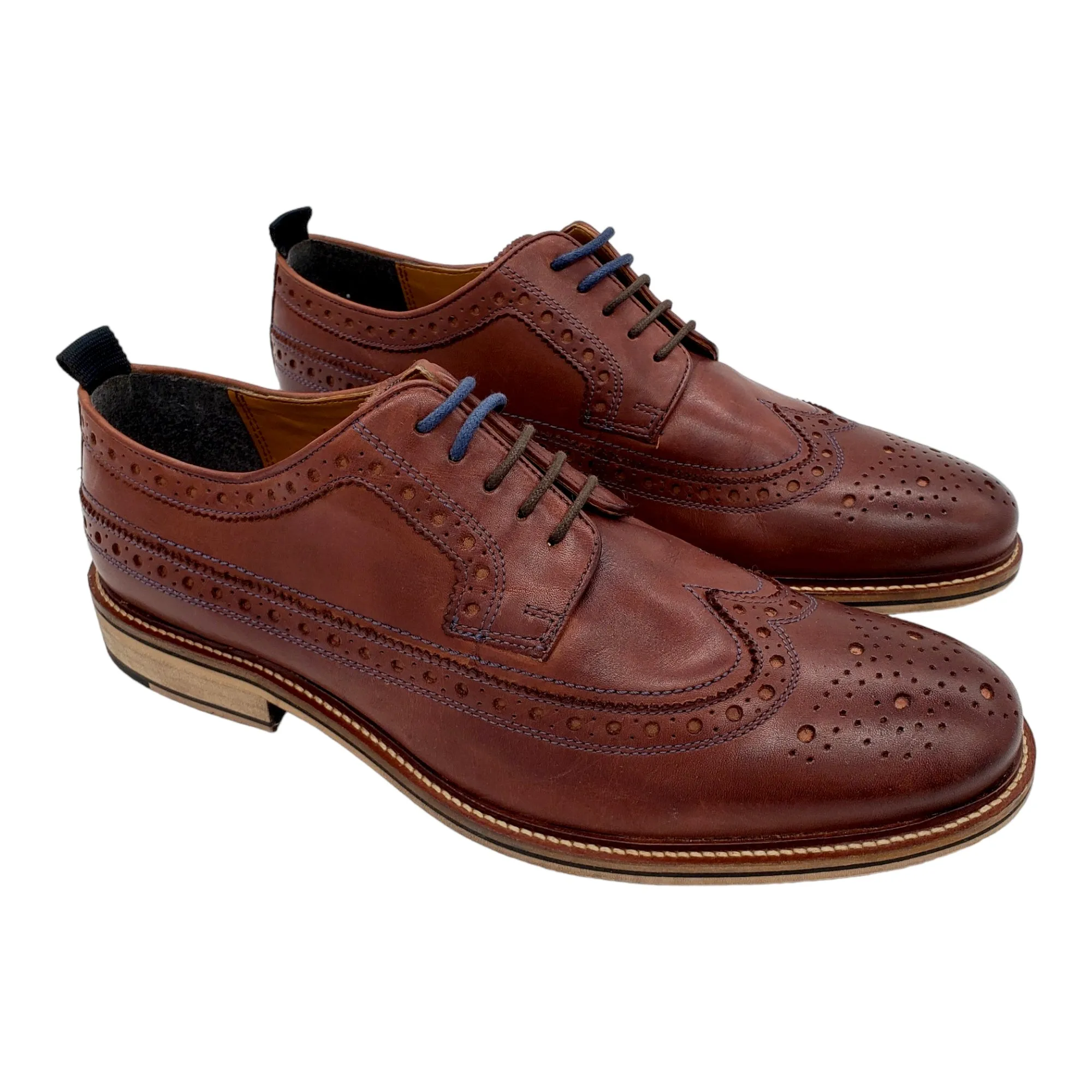 River Island Brown Leather Brogues