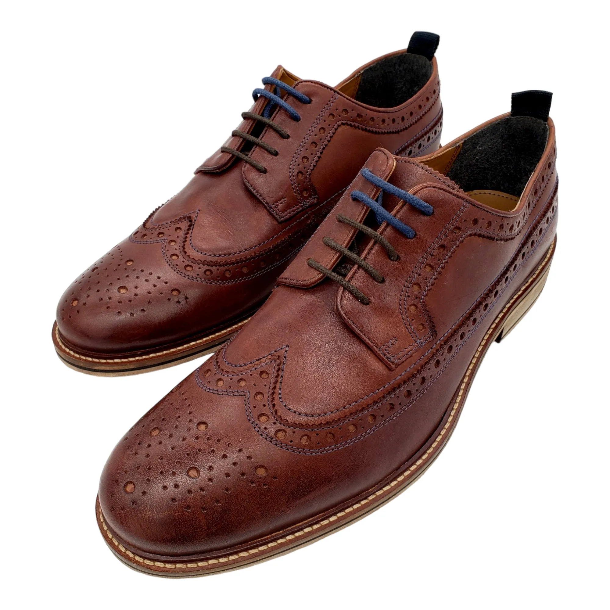 River Island Brown Leather Brogues