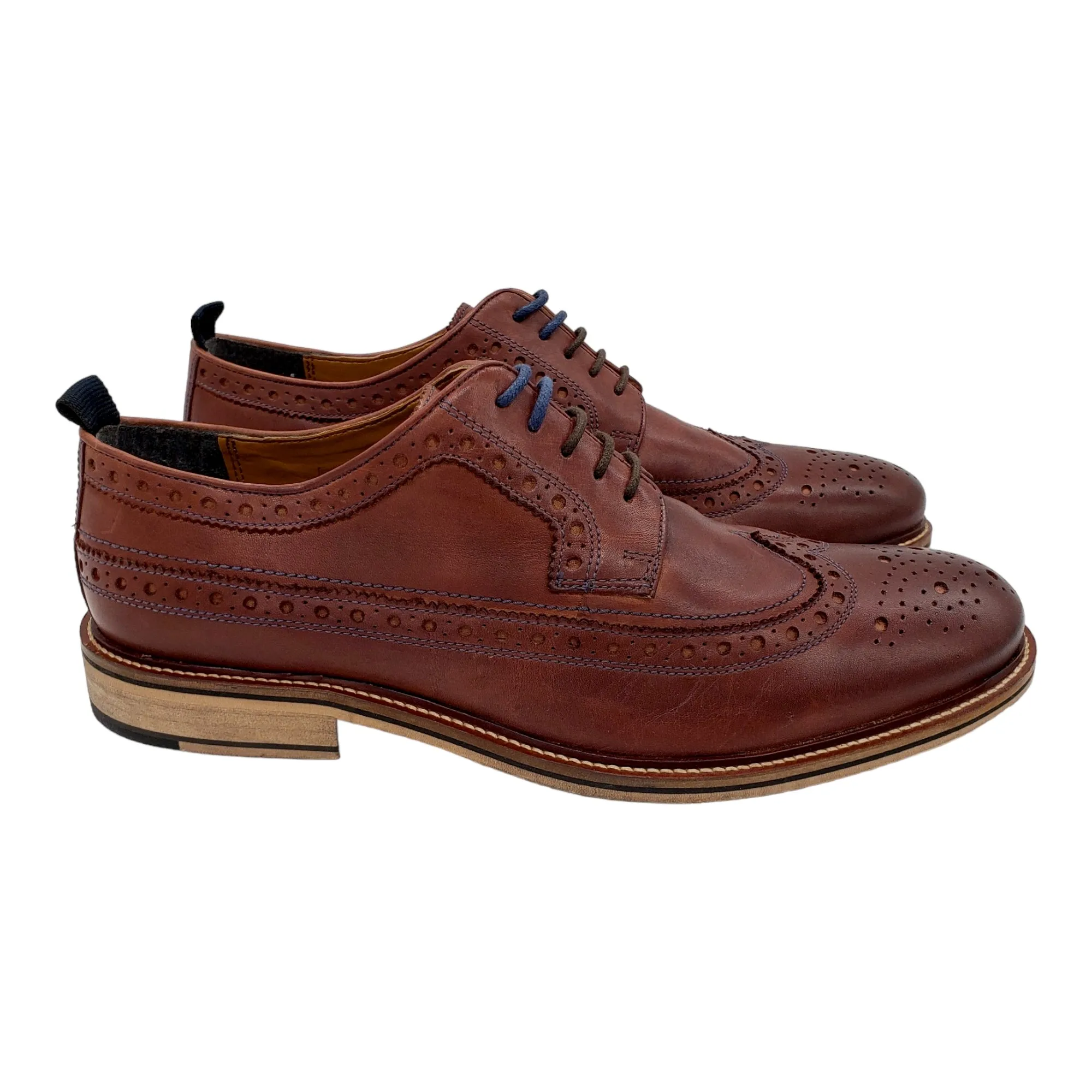 River Island Brown Leather Brogues