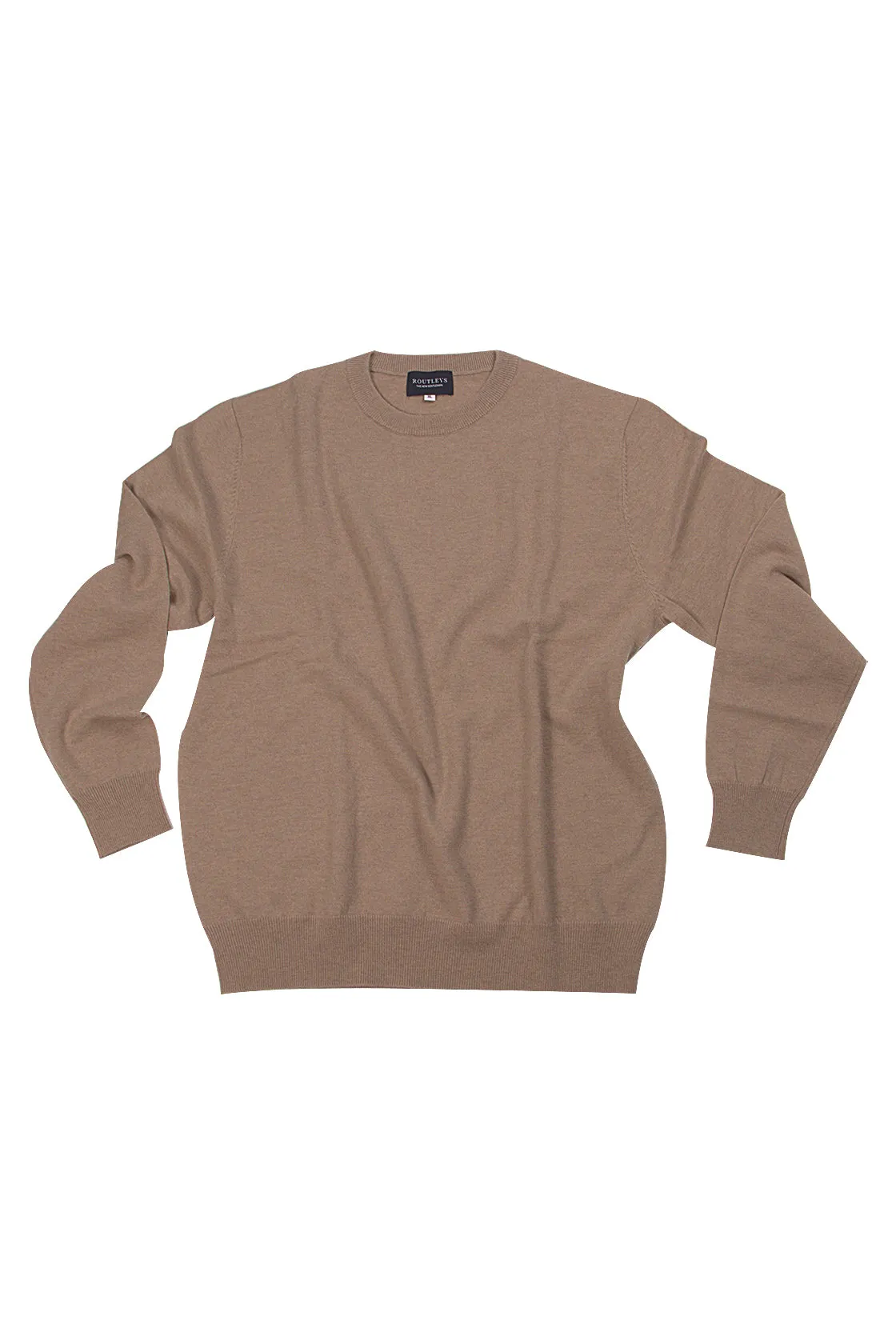 Routleys Wool/Cashmere Crew Neck Knit Camel