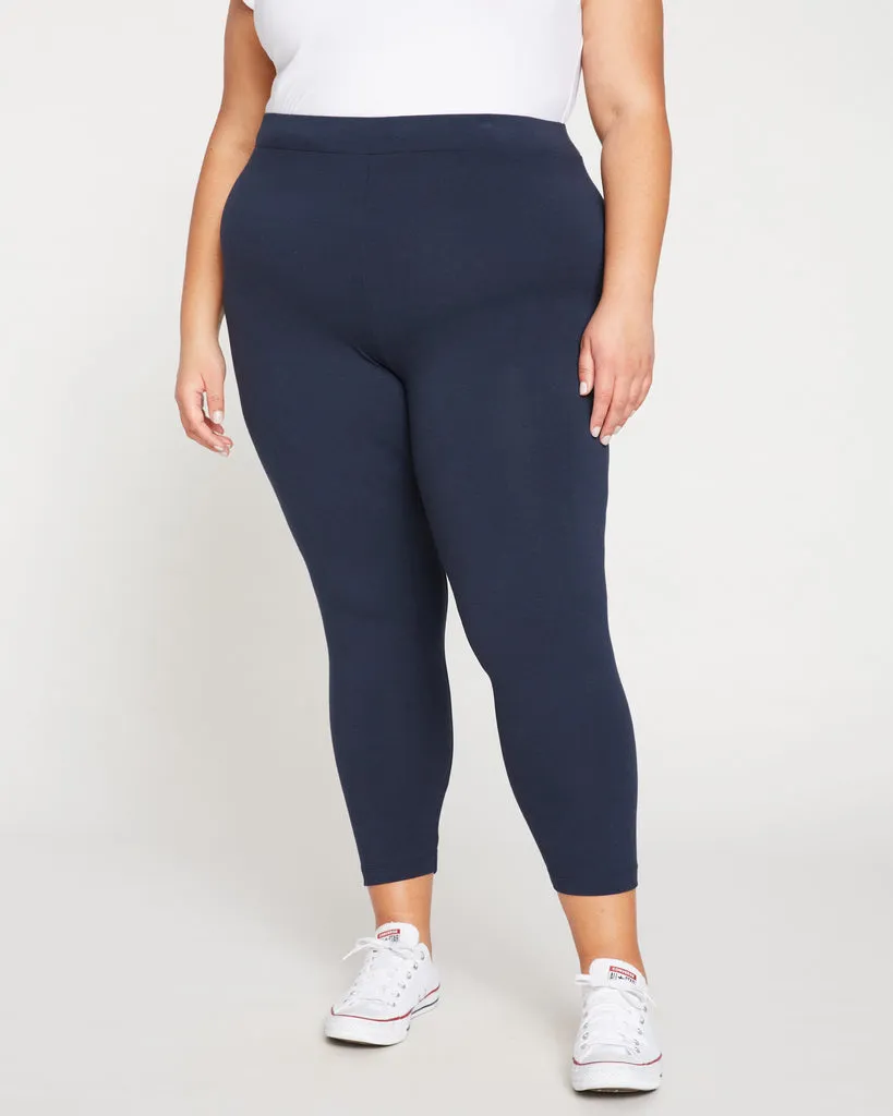 Roya Cropped Leggings 23 Inch - Navy