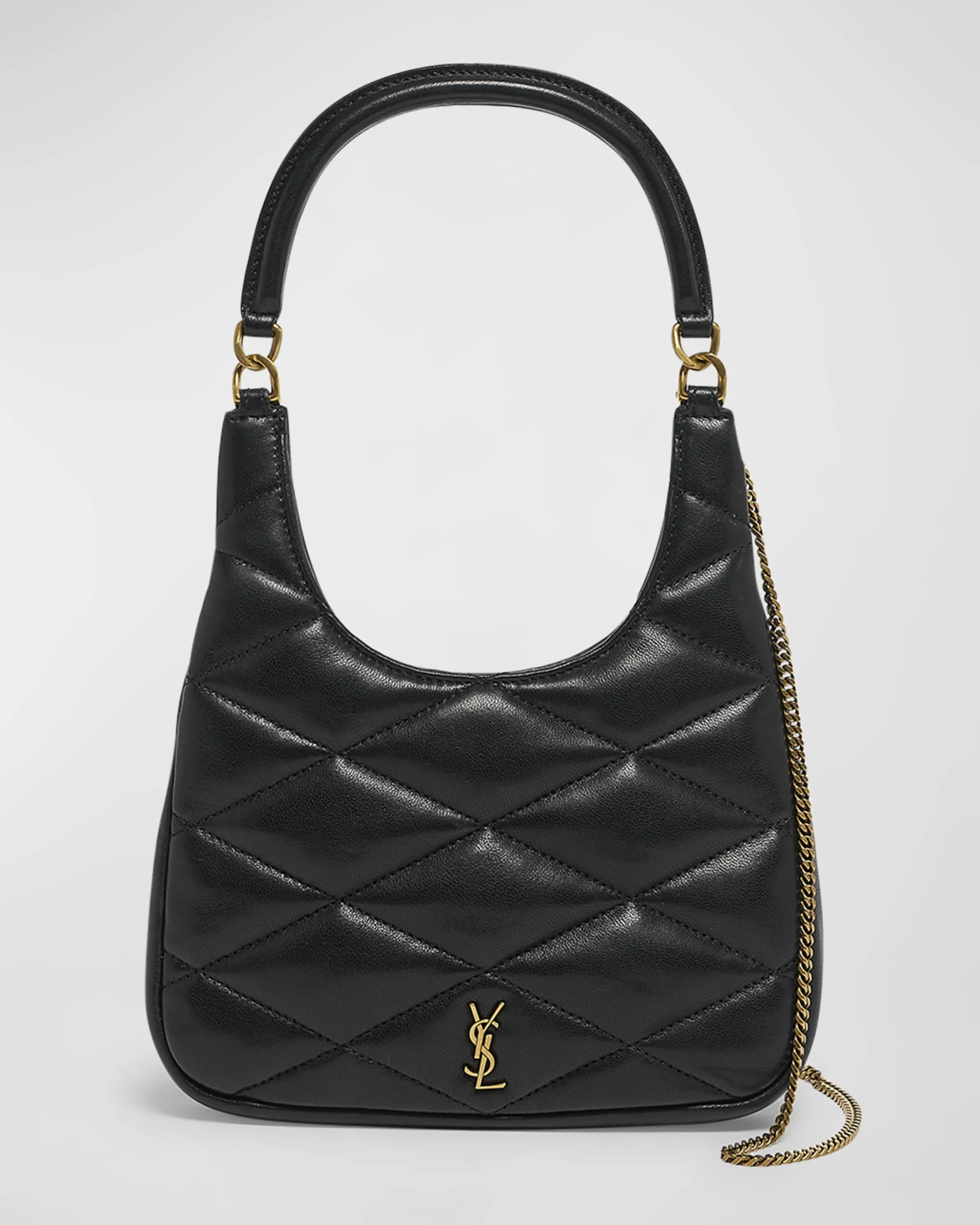 Sade Mini YSL Hobo Bag in Quilted Lambskin