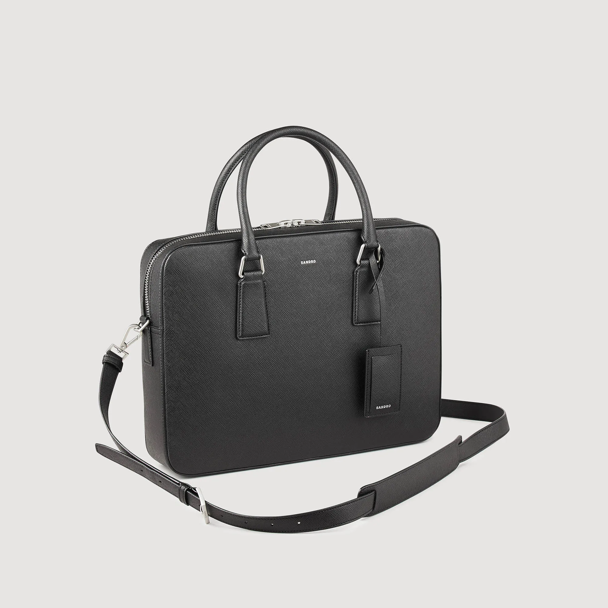 Saffiano Leather Briefcase