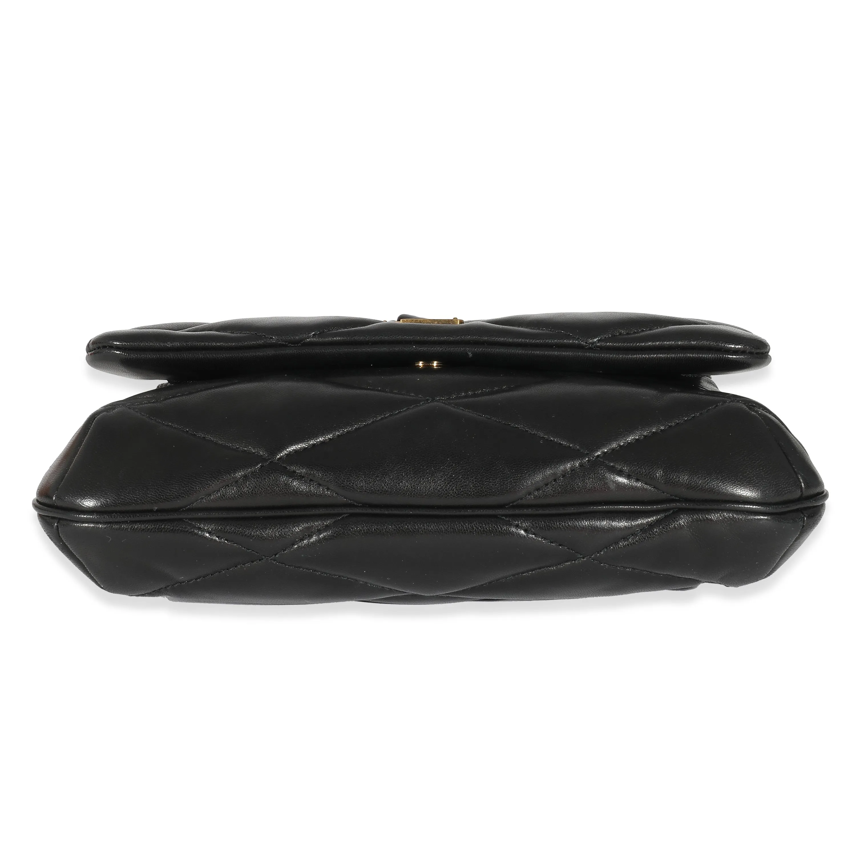 Saint Laurent Black Quilted Lambskin Le 57 Hobo