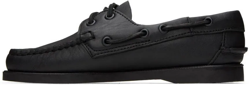 Sebago Black Docksides Oxfords