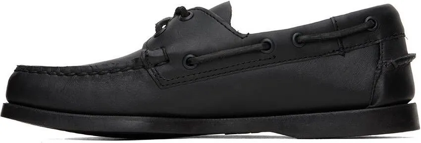 Sebago Black Docksides Oxfords