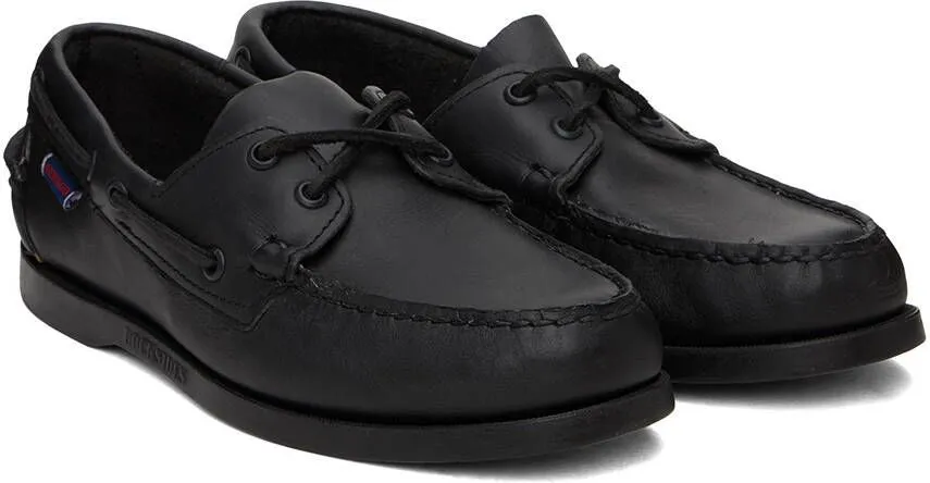 Sebago Black Docksides Oxfords