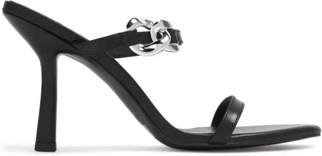 Senso Kiana 100mm ankle-strap mules Black