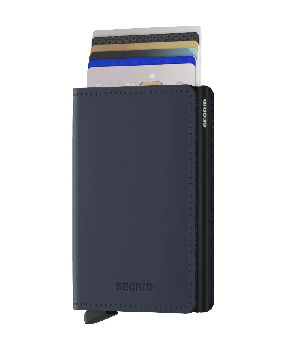 Slim Wallet Matte Night Blue