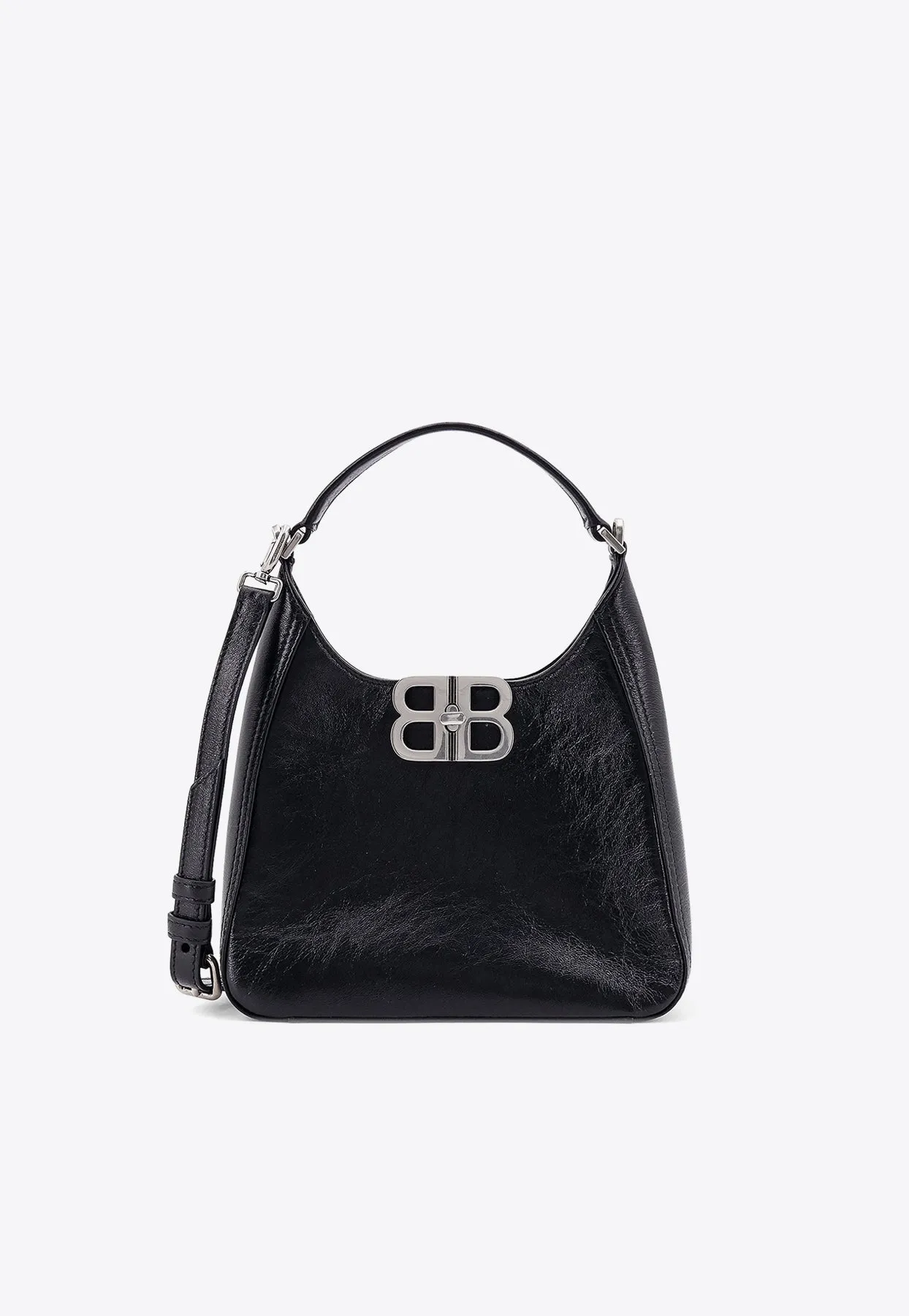 Small BB Soft Leather Hobo Bag