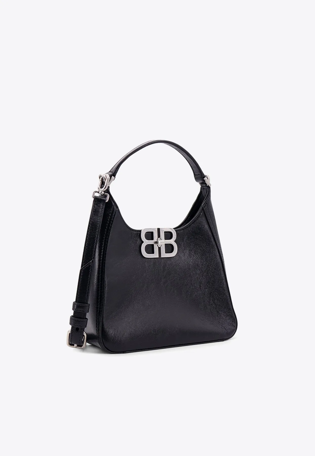 Small BB Soft Leather Hobo Bag