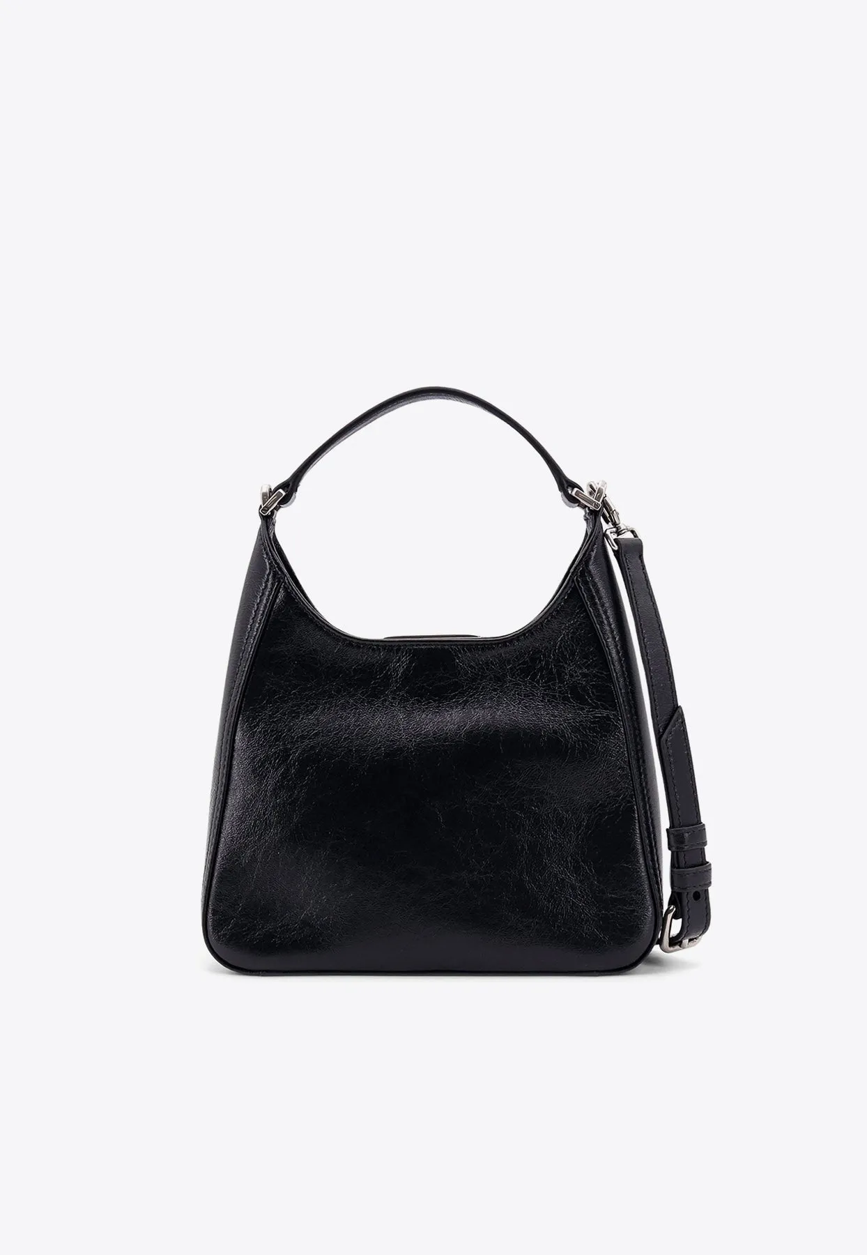 Small BB Soft Leather Hobo Bag