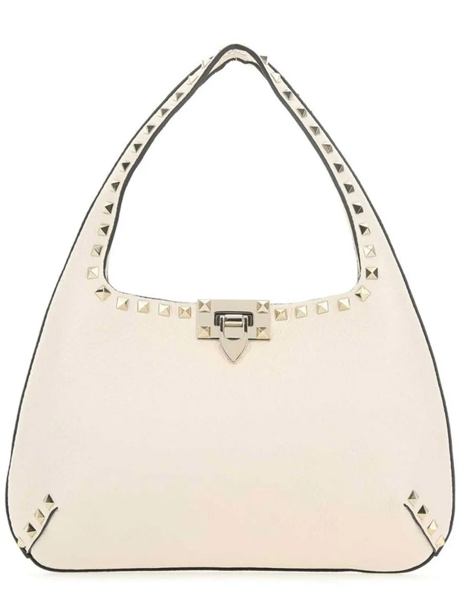 Small Rockstud Hobo Bag